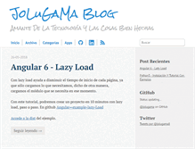 Tablet Screenshot of jolugama.com